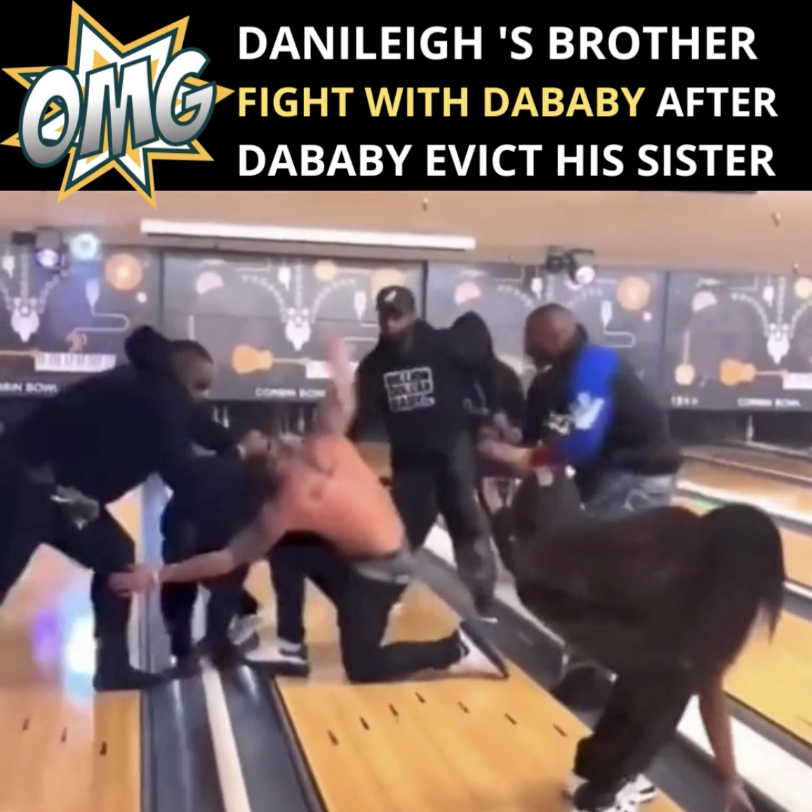 DaBaby & DaniLeigh’s Brother Brandon Bills Fight At Bowling Alley