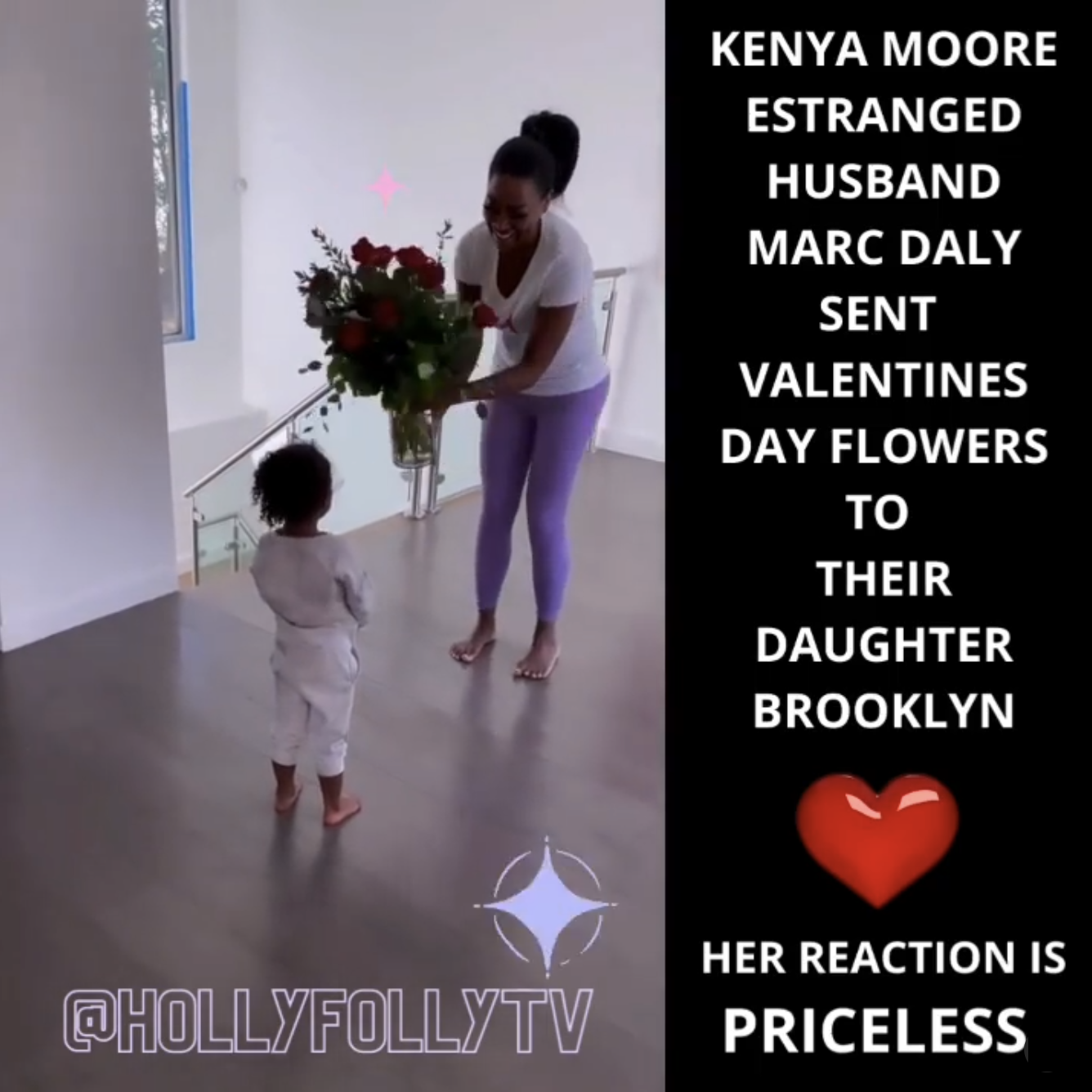 Kenya Moore’s Estranged Husband Marc Daly Sent Daughter Brooklyn Valentines Flowers