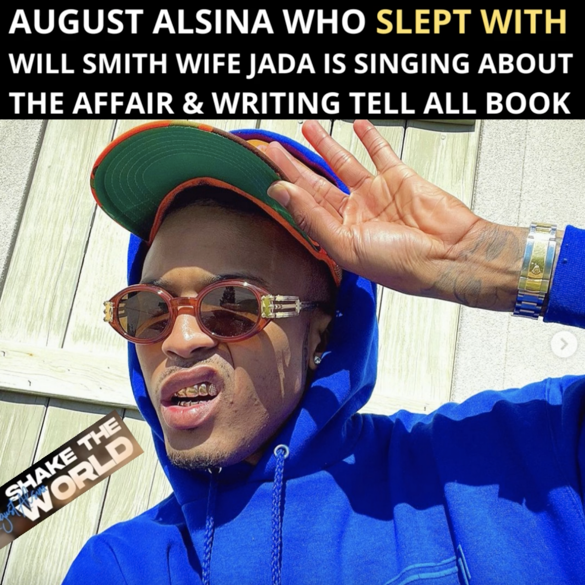 August Alsina Who Slept With Will Smith Wife Jada Is Singing About Her And Writing Tell All Book