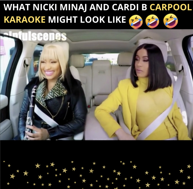 If Nicki Minaj & Cardi B Had A Carpool Karoake This Is What It Would Look Like According to SinfulScenes on Youtube