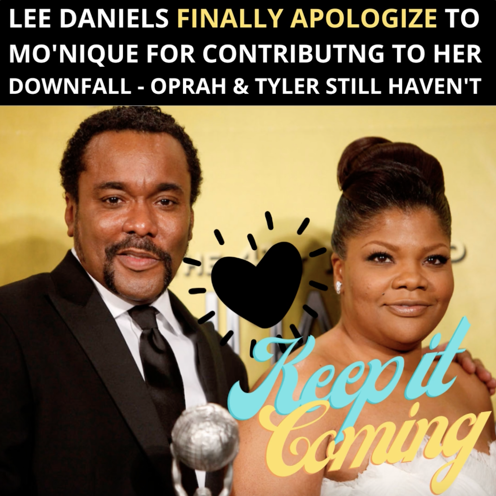 Lee Daniels Finally Apologize to Mo’Nique After 13 Years for Contributing to Her Downfall Over “Precious” Oprah and Tyler Perry Still Haven’t