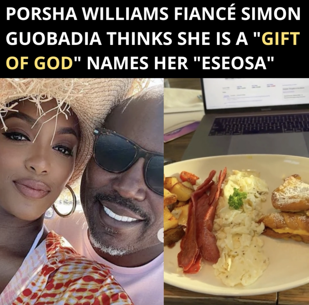 Porsha Williams Fiancé Simon Guobadia Renames Her "Eseosa" Gift of God