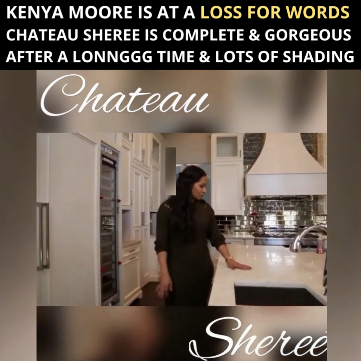 Chateau Sheree is Finally Complete and Kenya Moore Is at a Loss for Words