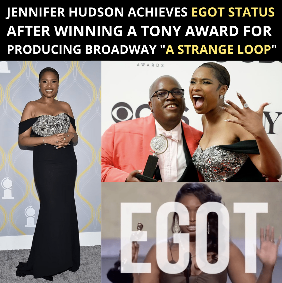 Jennifer Hudson Has Achieved The Elite EGOT Status Making Her The Second Black Woman To Attain It With Whoopi Goldberg Being The First