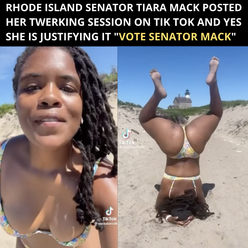 Rhode Island Senator Tiara Mack Launched Her Campaign For Votes With A Twerking Upside Down Head In The Dirt Video And Justifies It